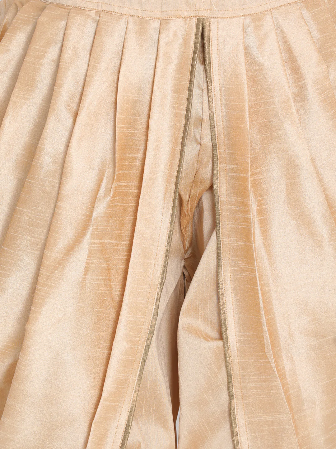 Men's Rose Gold Silk Blend Dhoti Pant - Image 3