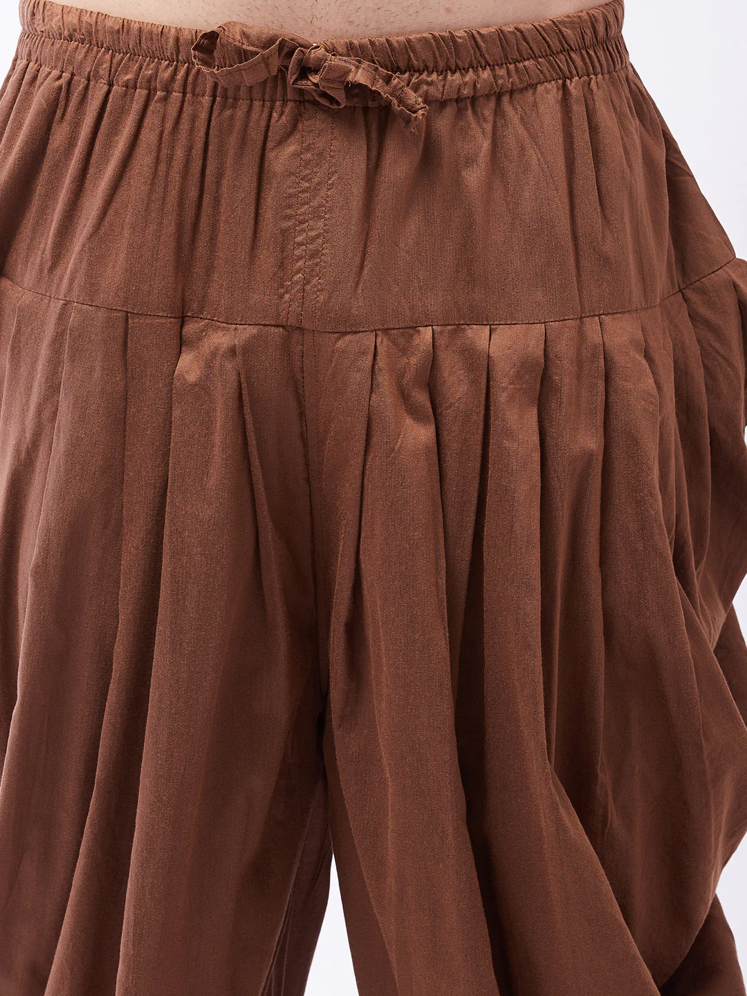 Men's Beige, Grey And Coffee Brown Silk Blend Sherwani Set - Image 5