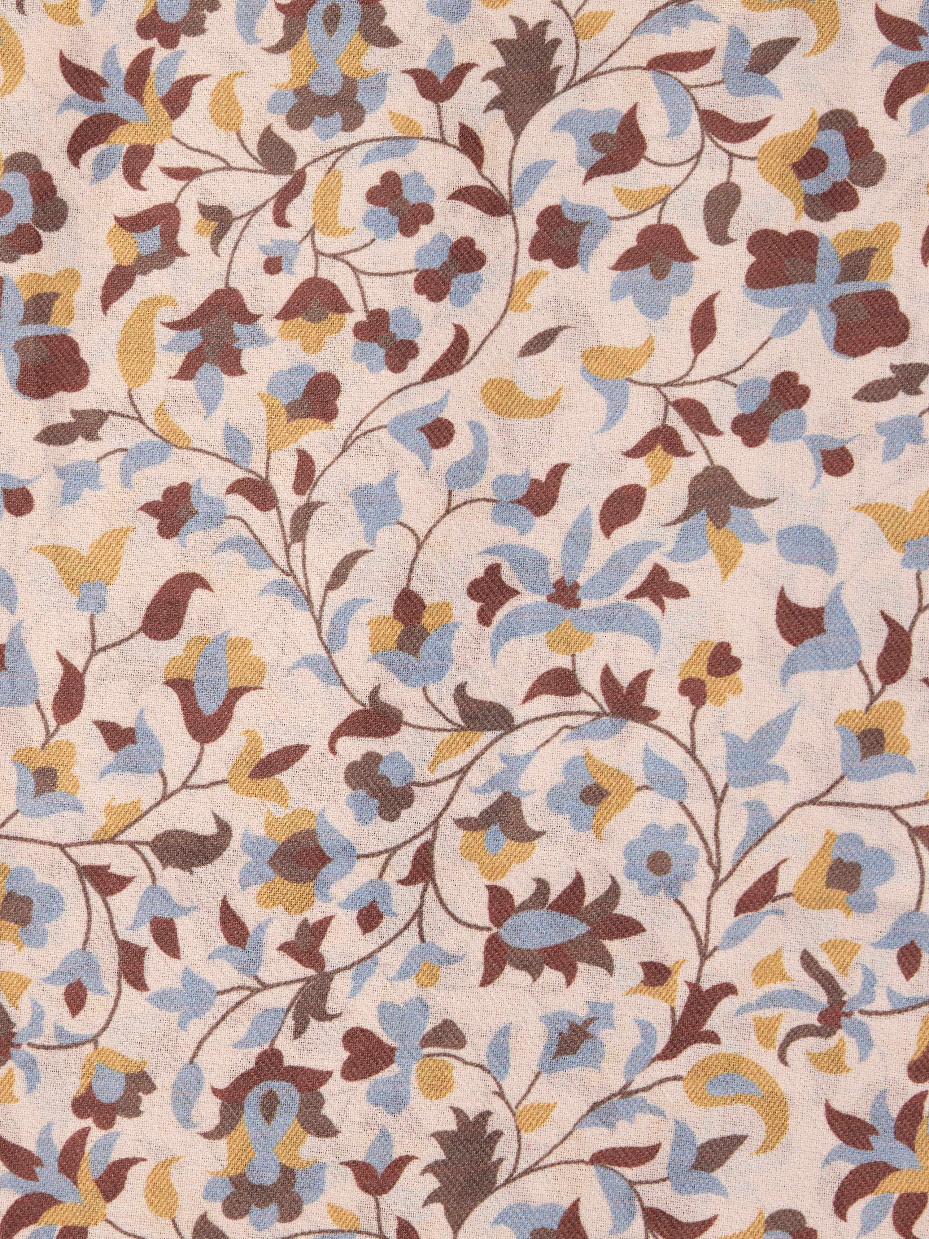 Men's Cream Digital Print Dupatta - Image 5