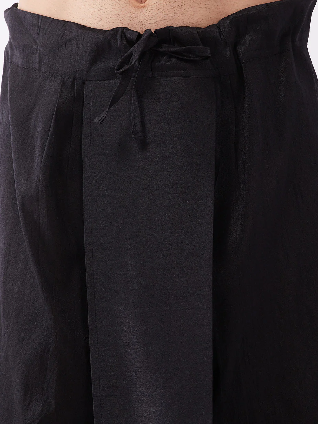 Men's Gold Zari Weaved Kurta Dhoti Set - Image 5