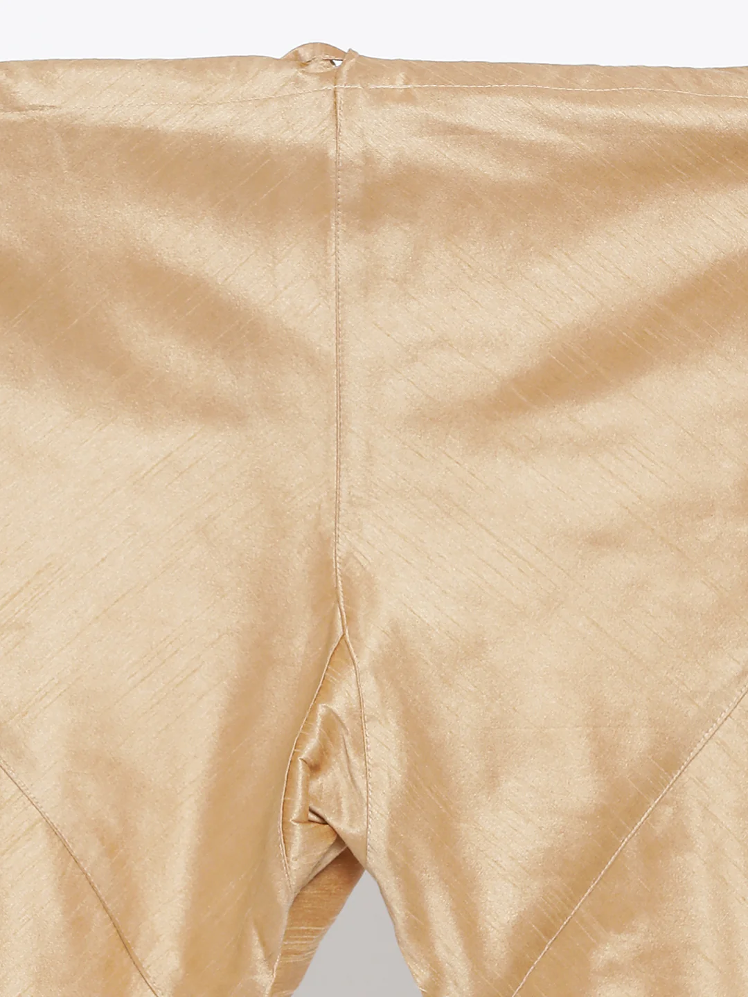 VASTRAMAY Men's Rose Gold Jacquard Jacket With Kurta Pyjama Set - Image 5