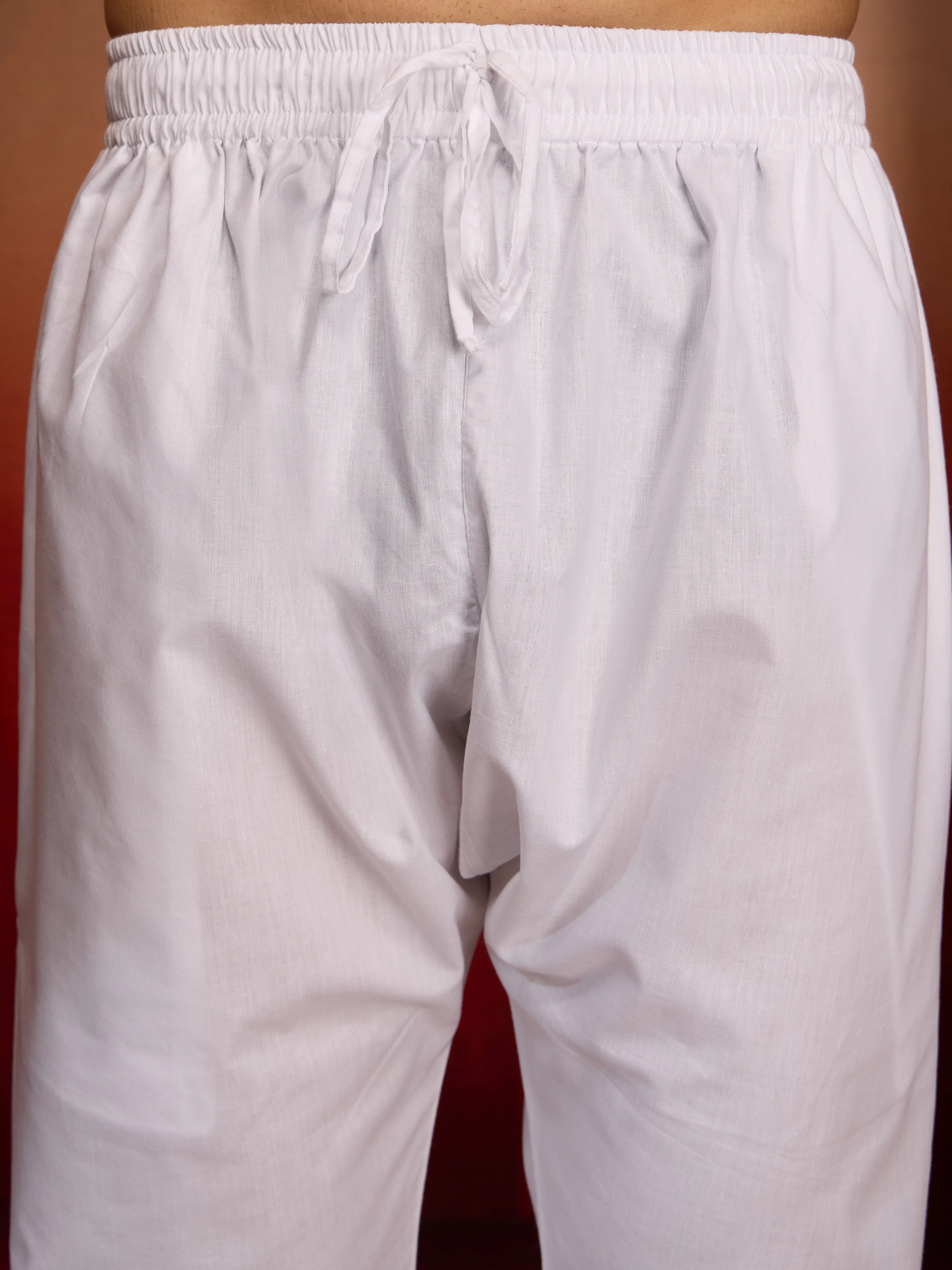 Mens Green Bandhani Kurta with Pyjama - Image 6