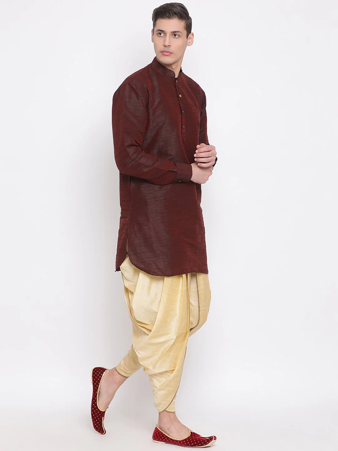 Men's Solid Dhoti Pant - Image 5