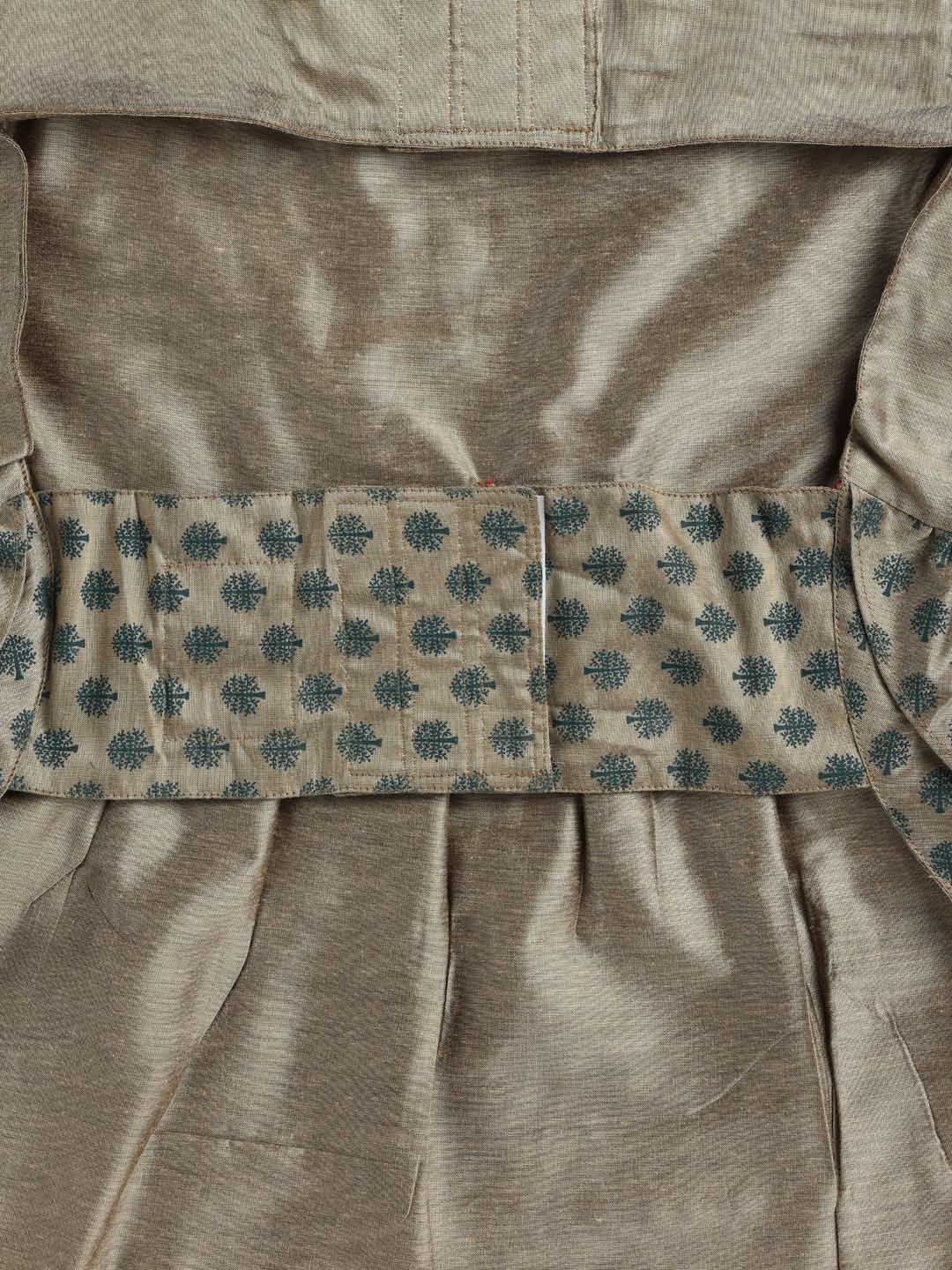 Dogs' Chiku Printed Flared Frock With Attached Bow - Image 5