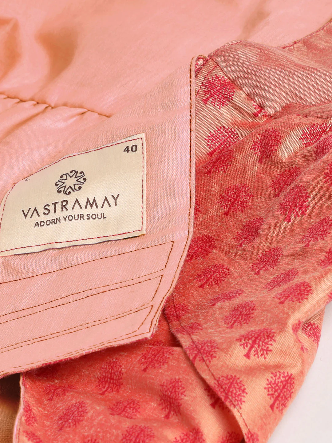 Dogs' Pink Printed Flared Frock With Attached Bow - Image 5