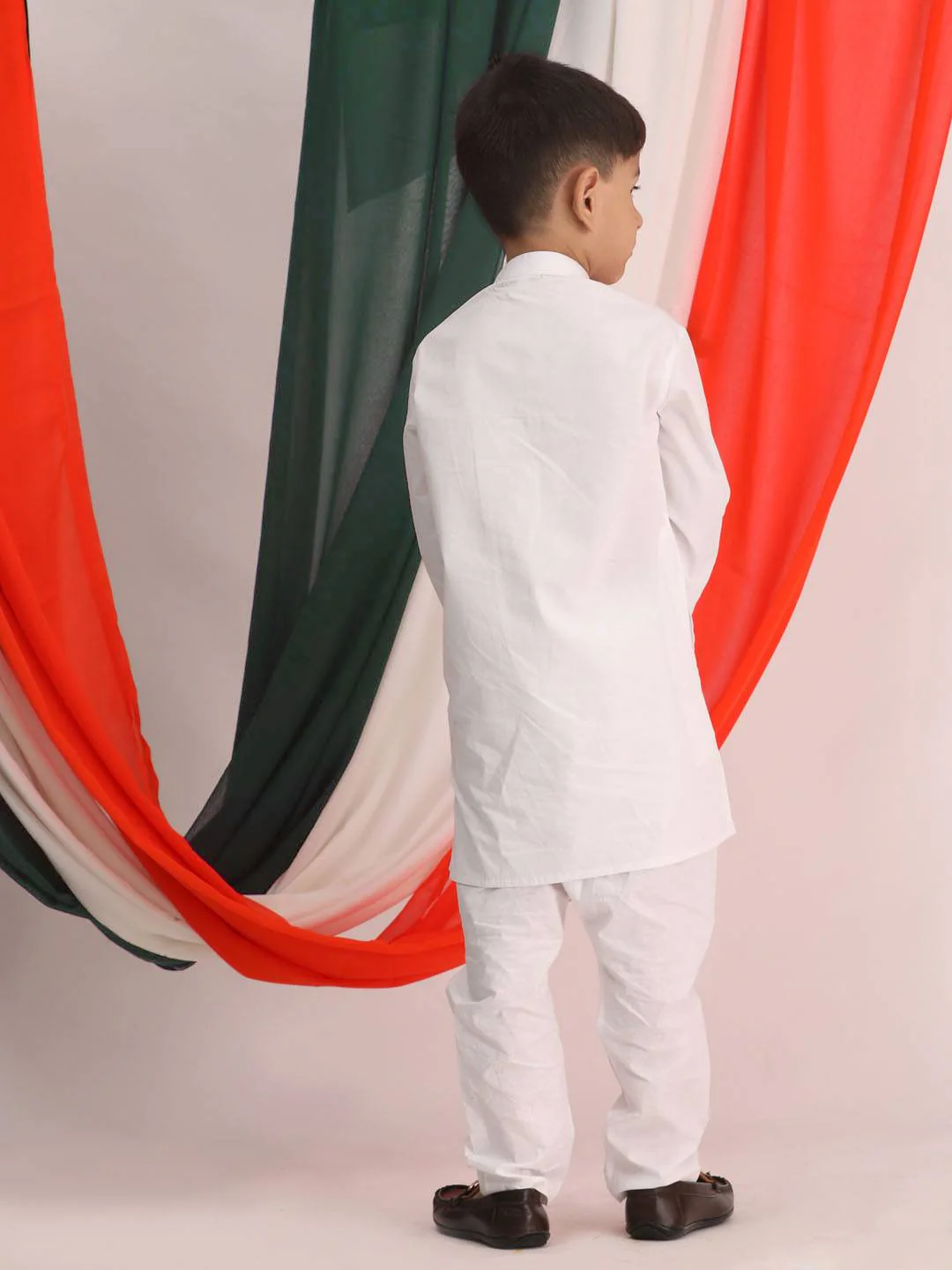 Boy's Republic Day Special Kurta Pyjama Set - Image 3