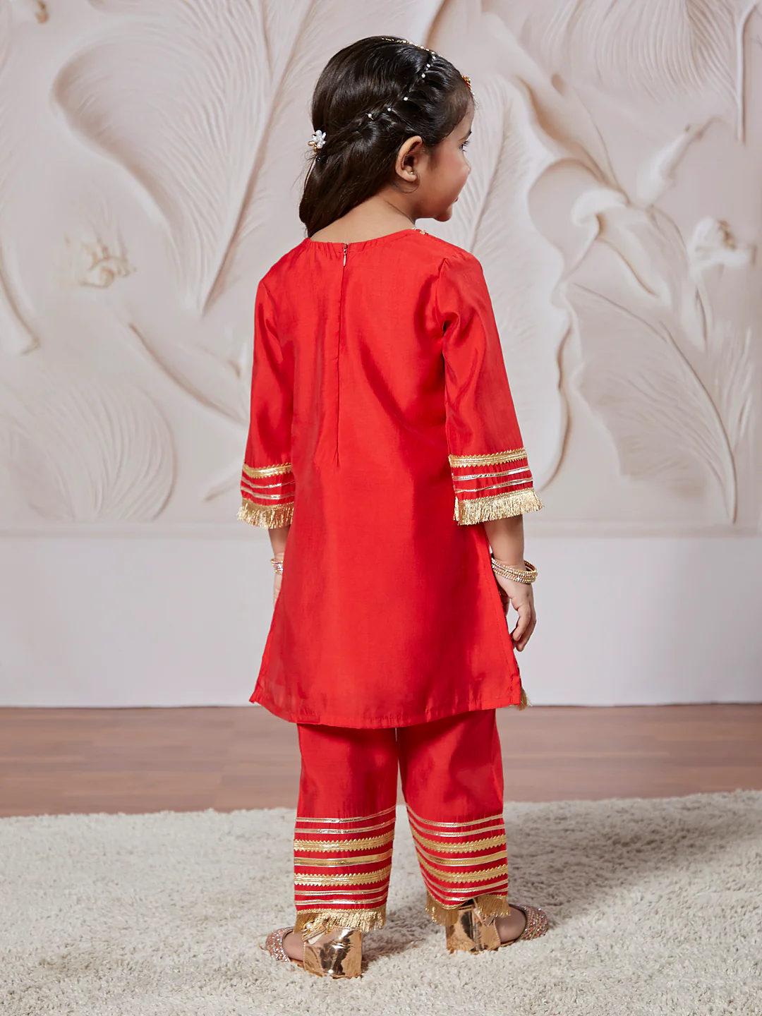 Girl's' Kurta Set With Dupatta - Image 5