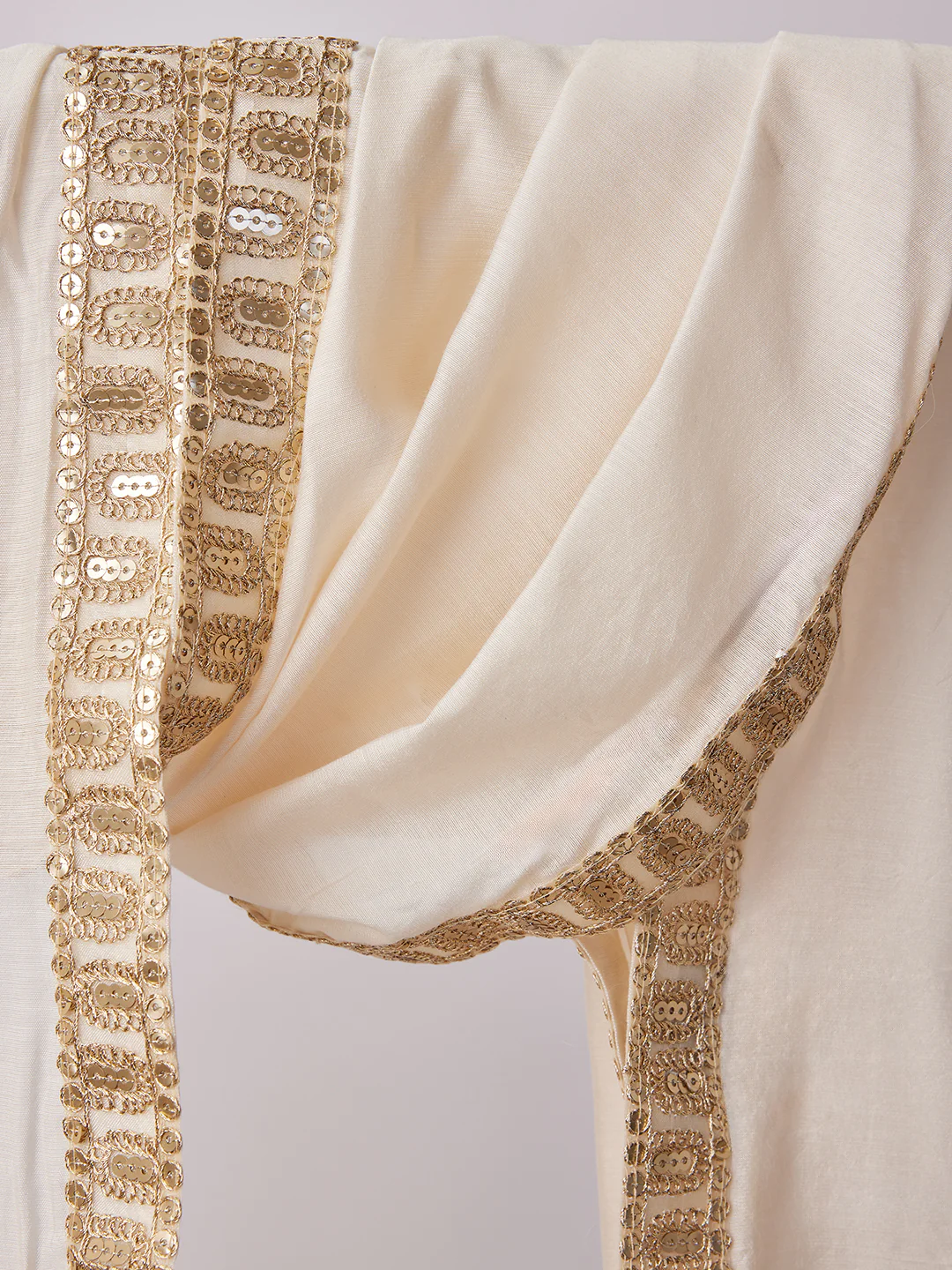 Men's Cream Dupatta - Image 3
