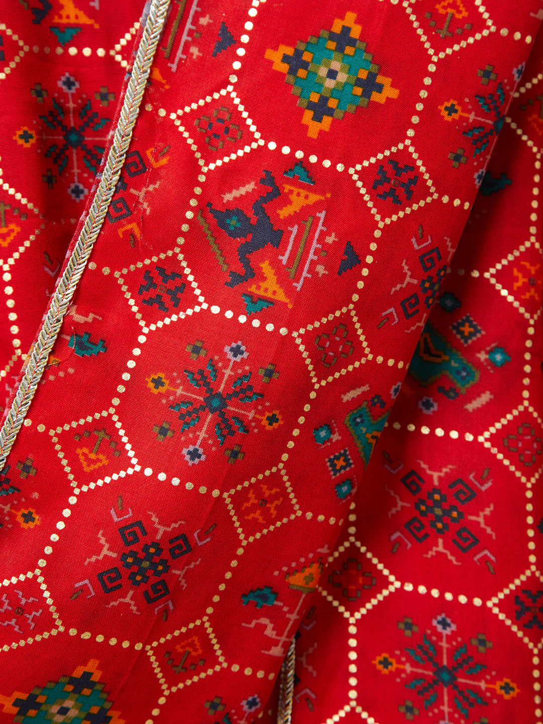 Men's Red - Dupatta - Image 3
