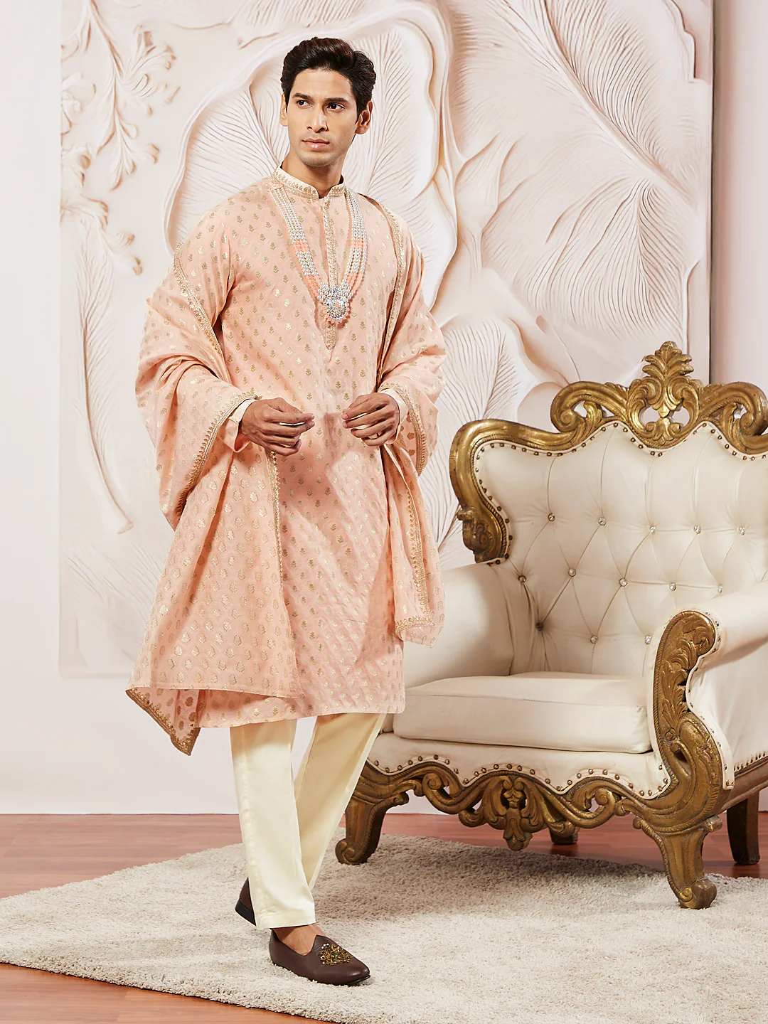 Men's Peach - Dupatta - Image 4