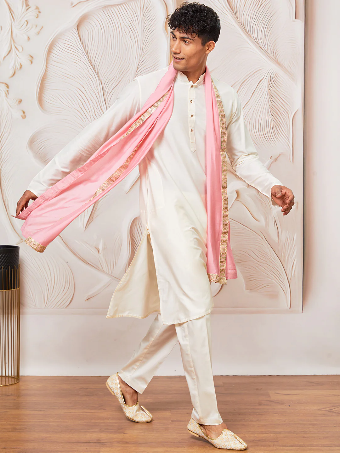 Men's Pink - Dupatta - Image 4