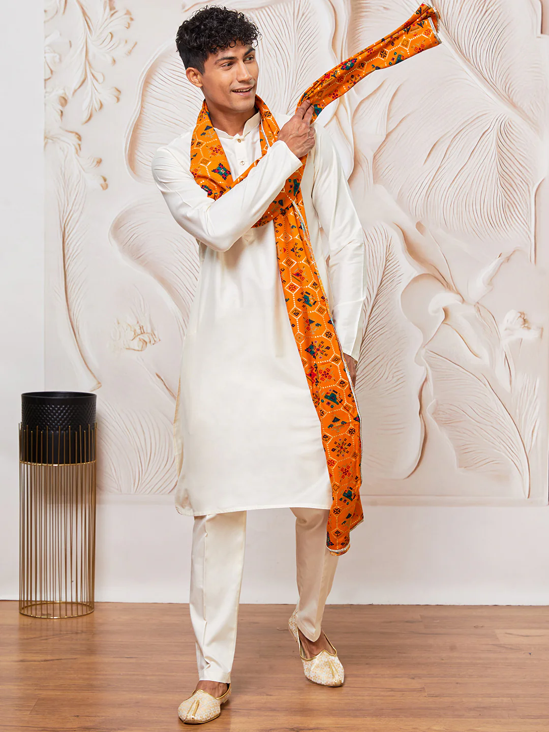 Men's Yellow - Dupatta - Image 4