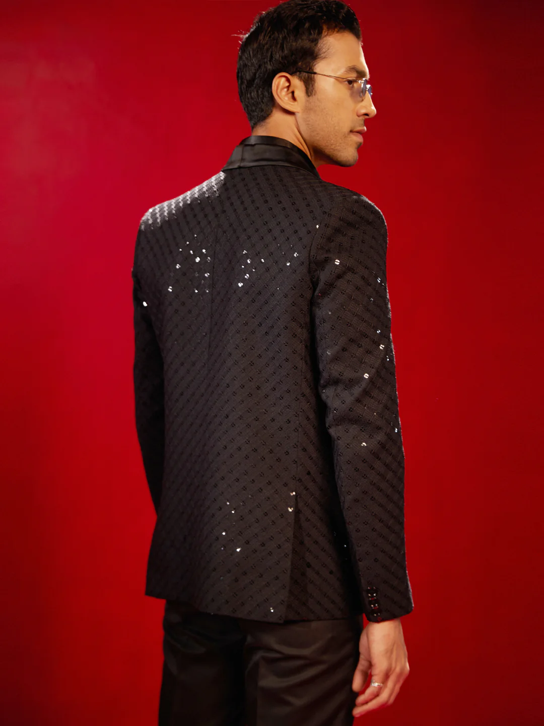 Men's Black Schiflli Blazer - Image 3