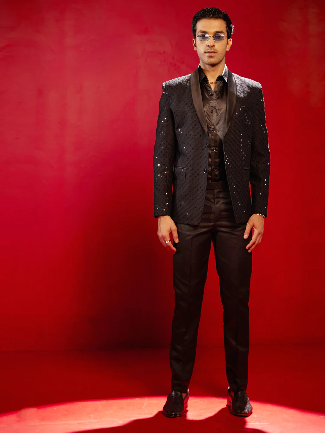 Men's Black Schiflli Blazer - Image 7