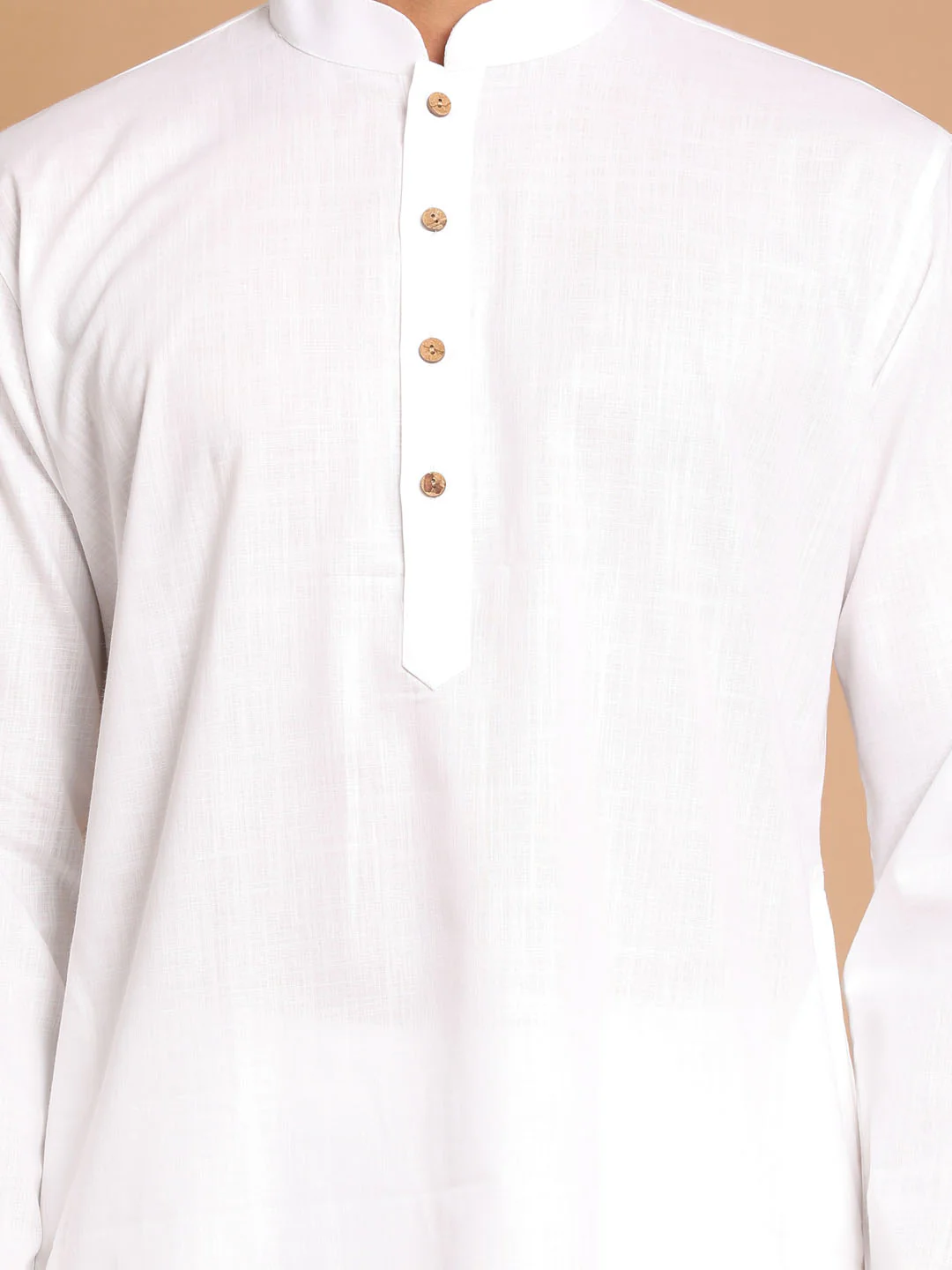 Men's Cotton Kurta With Pant Style Pyjama Set - Image 4