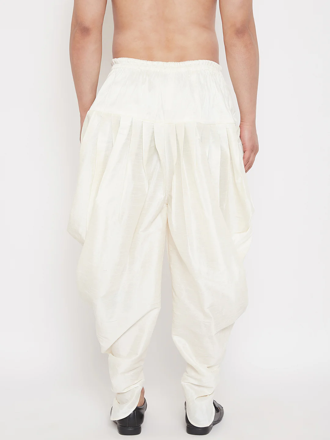 Men's Cream Dhoti Pants - Image 3