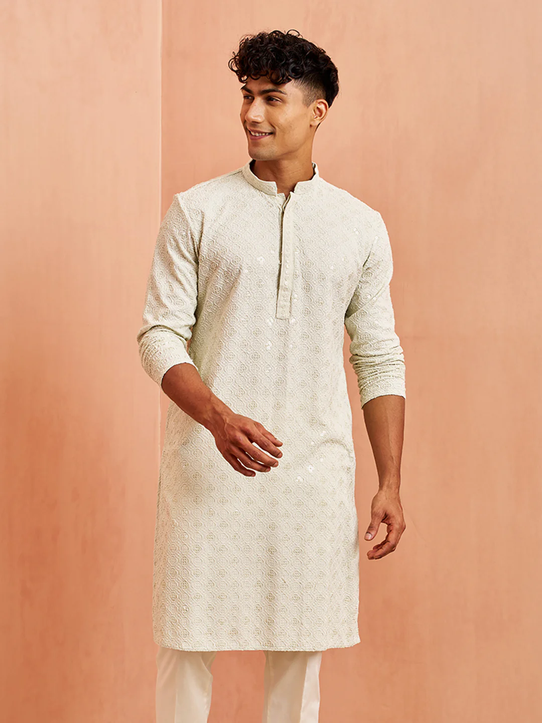 Men's Pista Rayon Kurta - Image 3