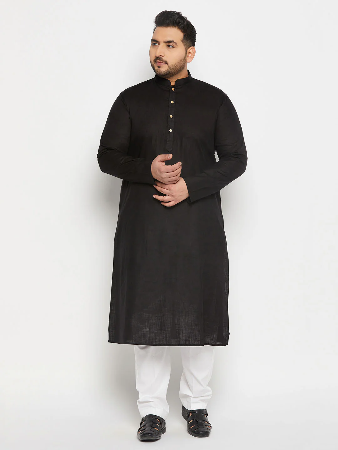 Men's Plus Size White Pant Style Pyjama - Image 5