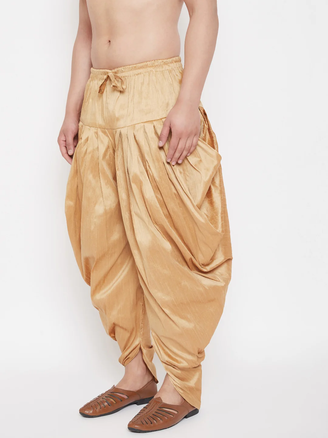 Men's Rose Gold Dhoti Pants - Image 2