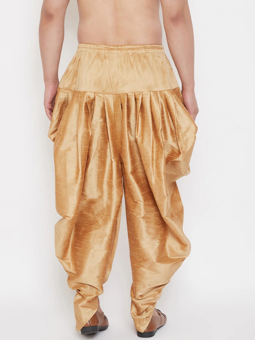 Men's Rose Gold Dhoti Pants - Image 3