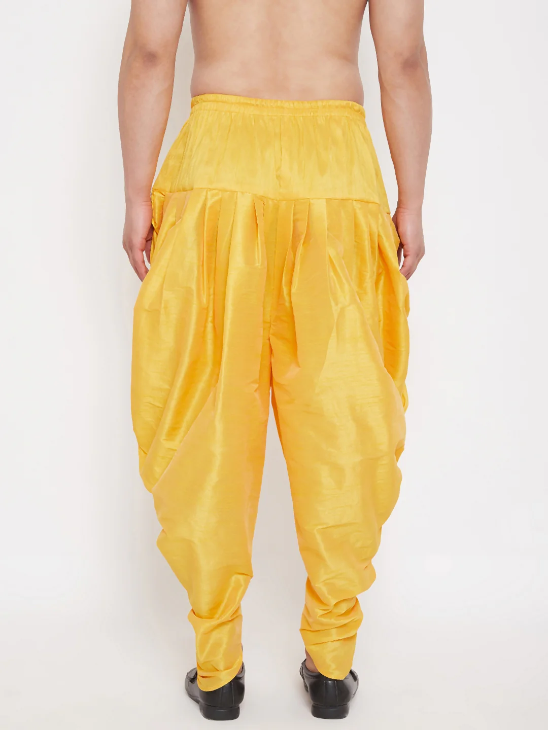 Men's Yellow Dhoti Pants - Image 3