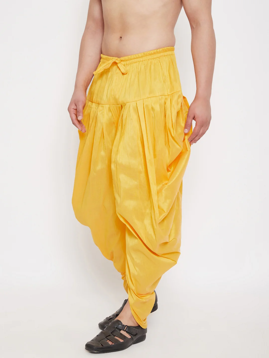 Men's Yellow Dhoti Pants - Image 4