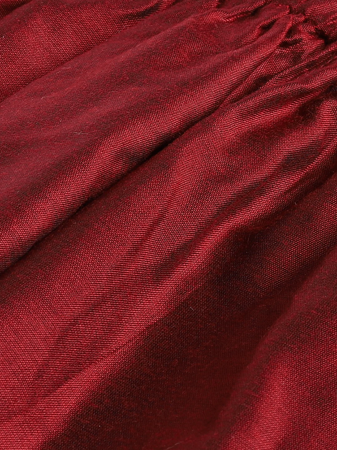 Sishu Boy's' Maroon Mirror Work Kurta Pyjama Set - Image 5