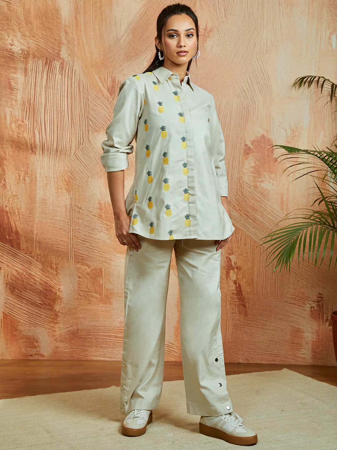 Women's Cream Co Ords Set - Image 5