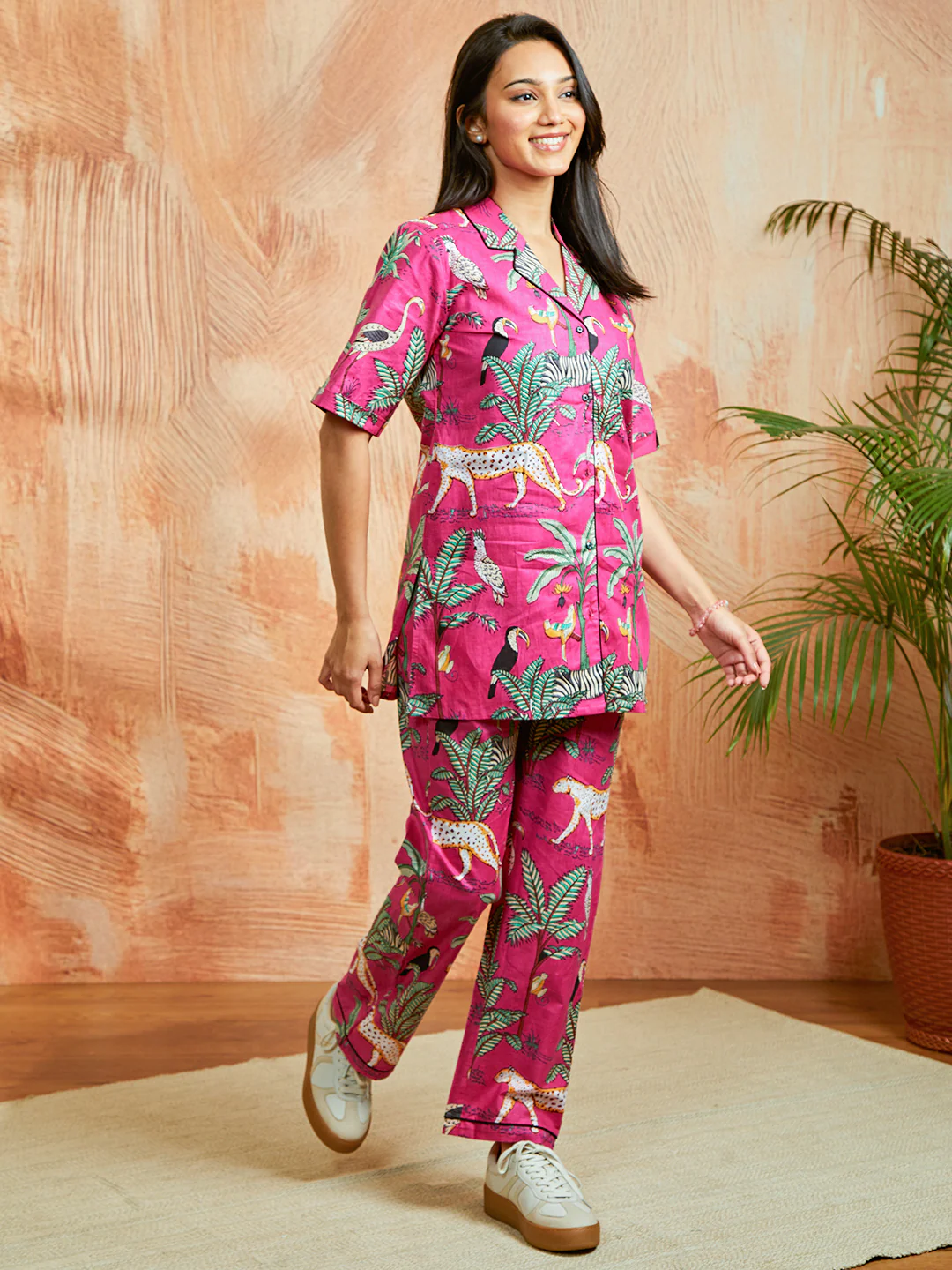 Women's Pink Co Ords Set - Image 2