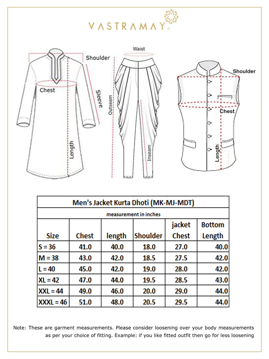 Men's Gold Zari Weaved Jacket With Kurta Dhoti Set - Image 7